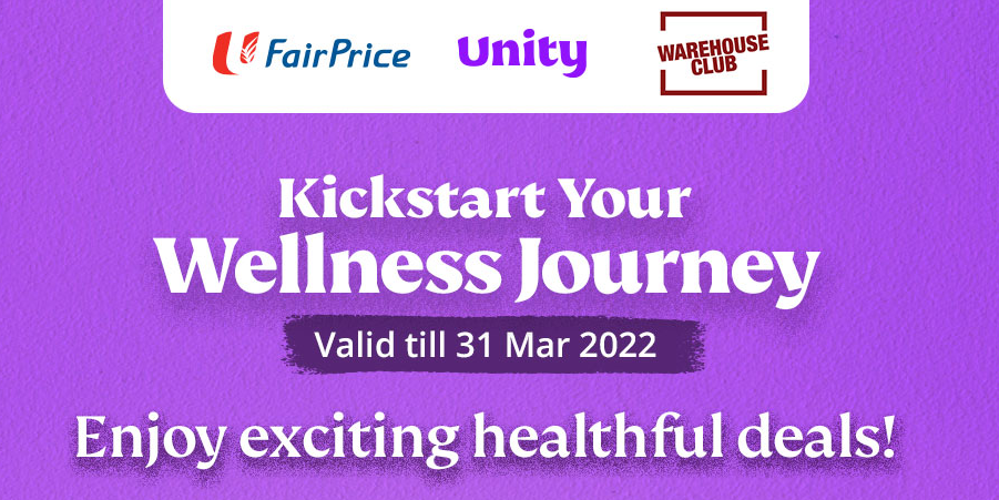 Enjoy 50% discount on essential health supplements at FairPrice, Unity & Warehouse Club, now till 31