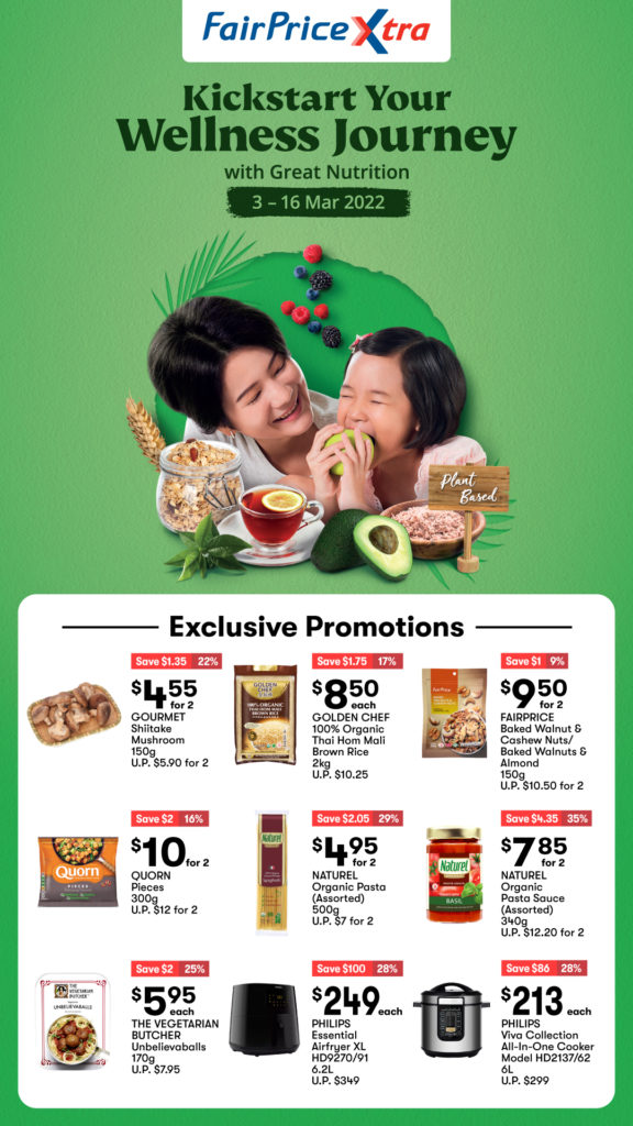 Kickstart your wellness journey with great nutrition this month with FairPrice Xtra! | Why Not Deals