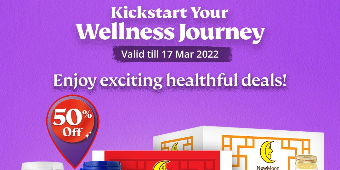 Enjoy 50% OFF selected health supplements at selected FairPrice and Unity stores and Warehouse Club