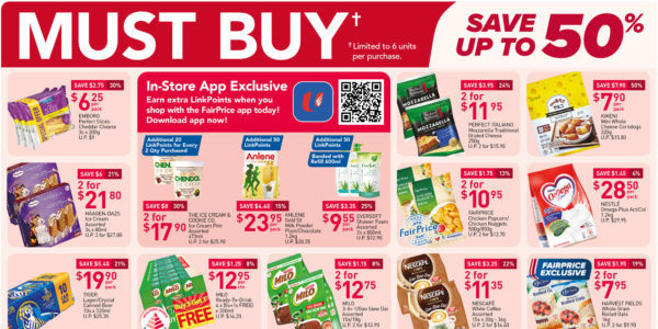 NTUC FairPrice Singapore Your Weekly Saver Promotions 10-16 Mar 2022