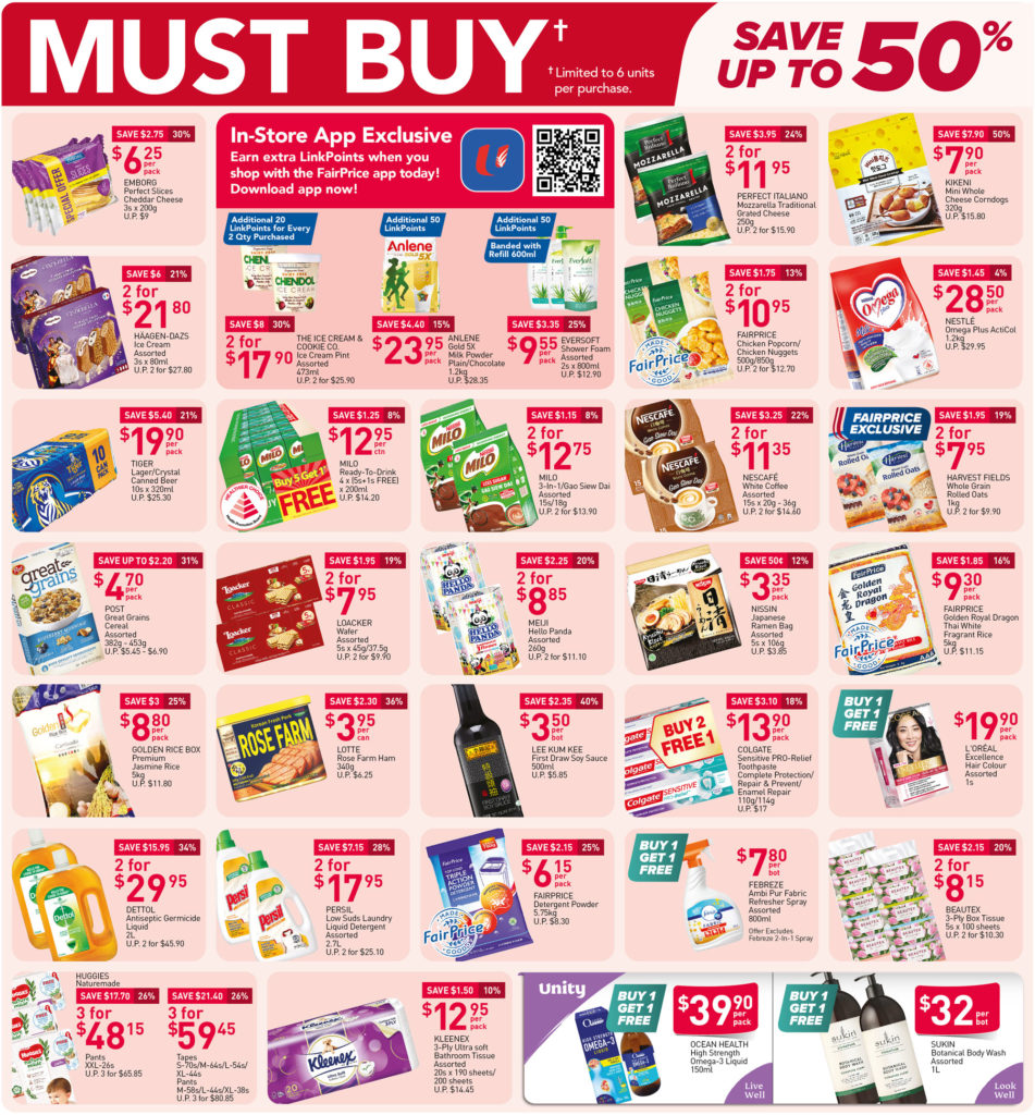 NTUC FairPrice Singapore Your Weekly Saver Promotions 10-16 Mar 2022 | Why Not Deals
