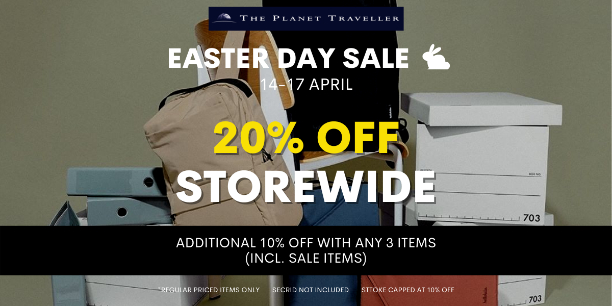 25% + 10% OFF Storewide – The Planet Traveller Easter Sale