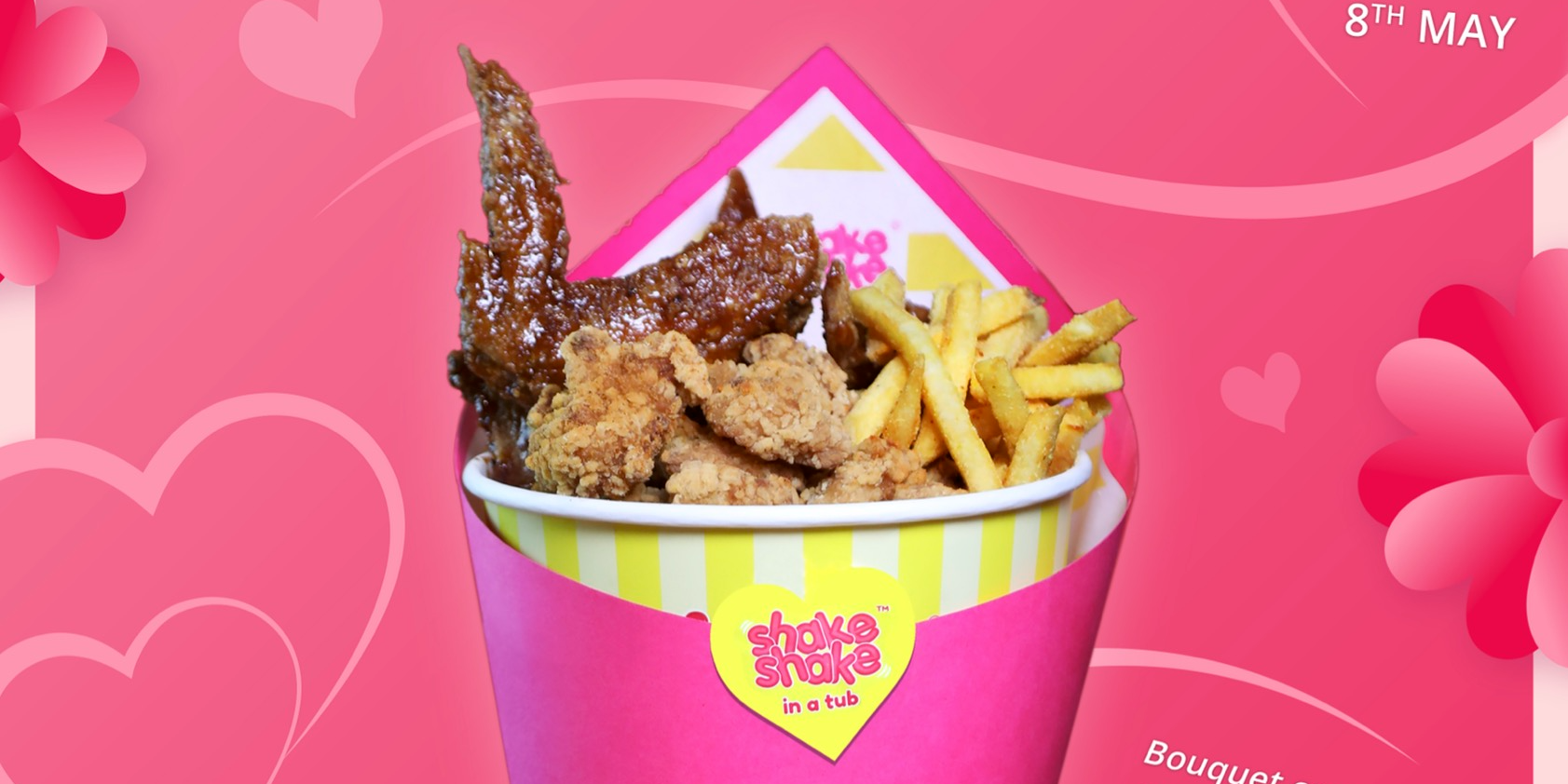 Sold-Out Shake Shake In A Tub Fried Chicken Bouquet Is Back This Mother’s Day For $19.90!