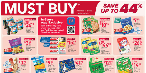 NTUC FairPrice Singapore Your Weekly Saver Promotions 21-27 Jul 2022