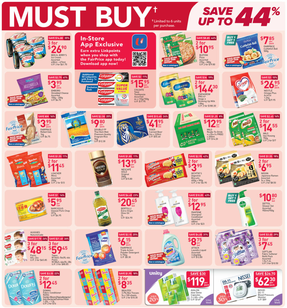 NTUC FairPrice Singapore Your Weekly Saver Promotions 21-27 Jul 2022 | Why Not Deals