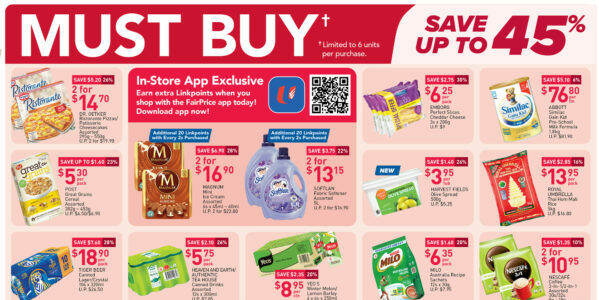 NTUC FairPrice Singapore Your Weekly Saver Promotions 7-13 Jul 2022