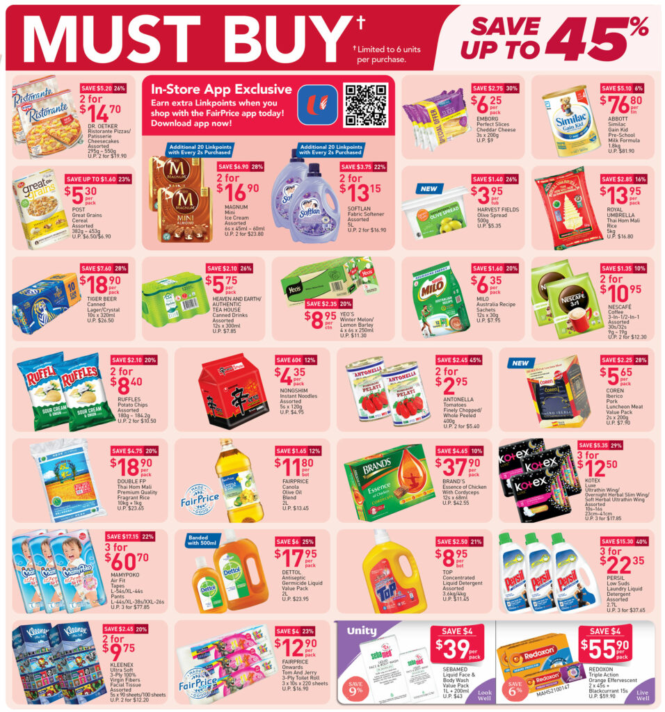 NTUC FairPrice Singapore Your Weekly Saver Promotions 7-13 Jul 2022 | Why Not Deals
