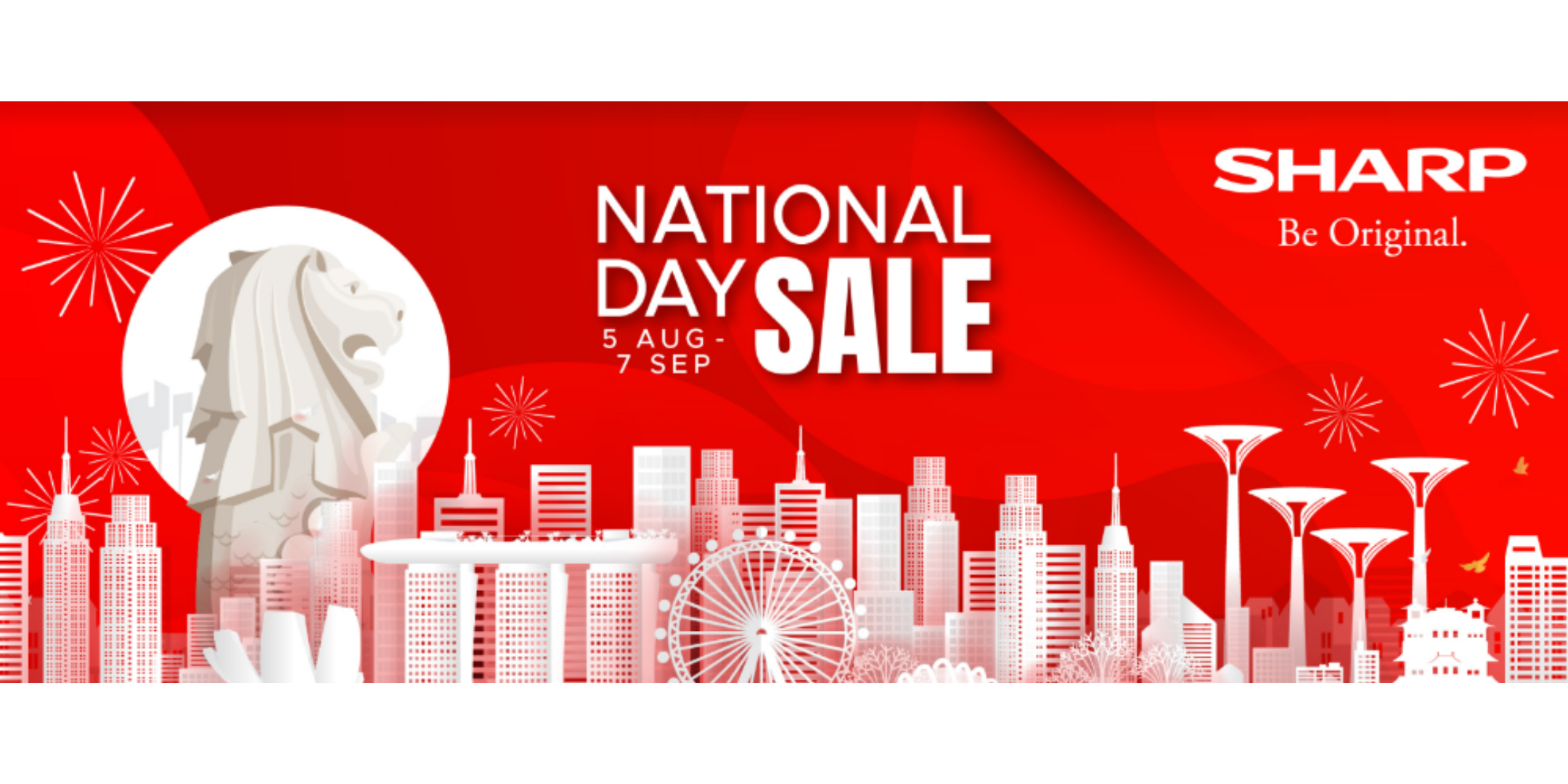 SHARP’s National Day Sale Is Happening From Now Till 7 September 2022!