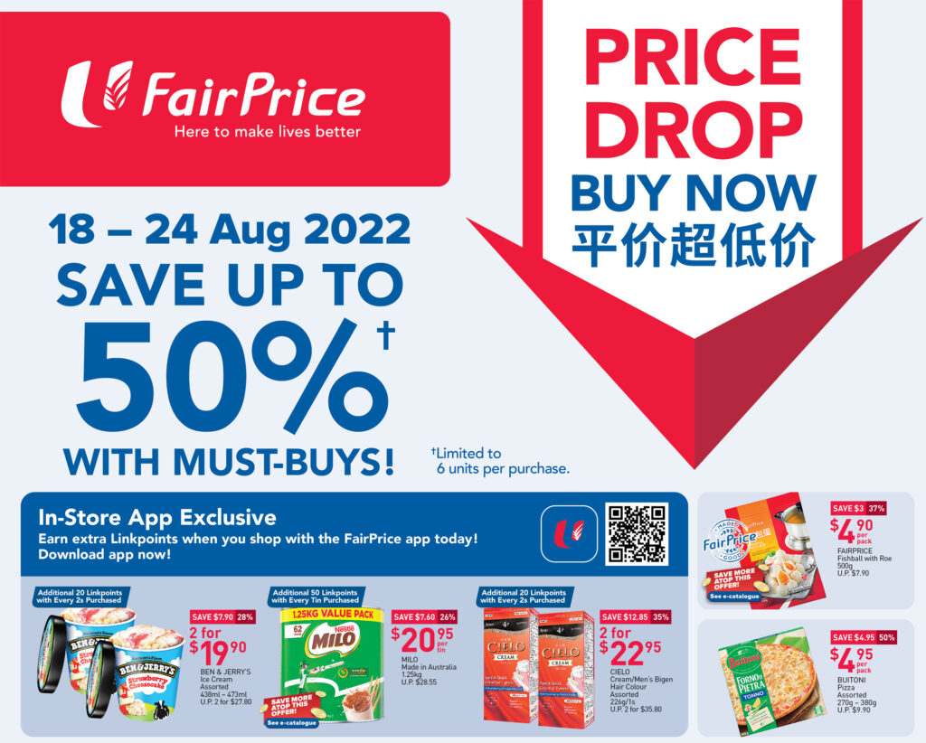 NTUC FairPrice Singapore Your Weekly Saver Promotions | Why Not Deals 63