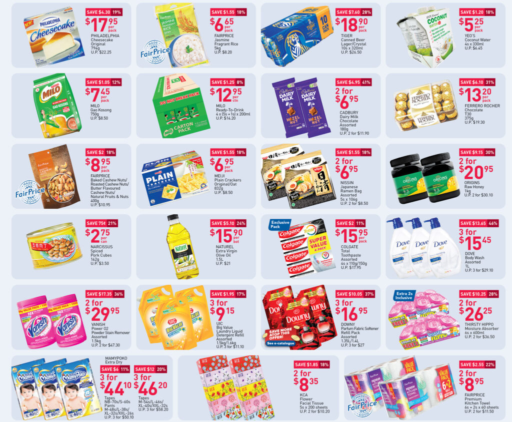 NTUC FairPrice Singapore Your Weekly Saver Promotions | Why Not Deals 64