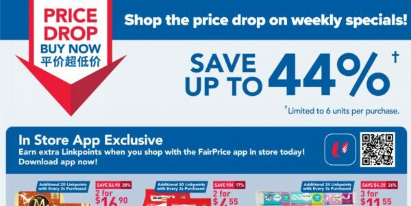 NTUC FairPrice Singapore Price Drop Buy Now Promotions 29 Sep – 5 Oct 2022