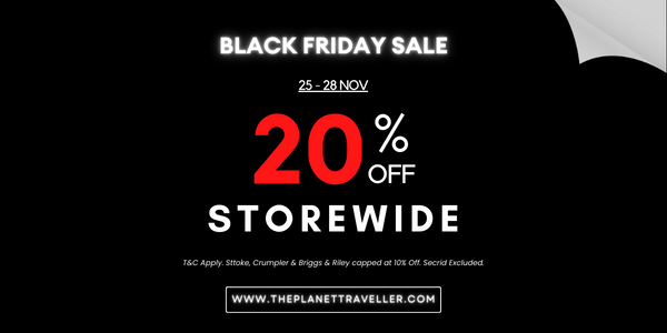 20% Off Black Friday Sale – Luggage, Travel Accessories, Bags up to 50% Off