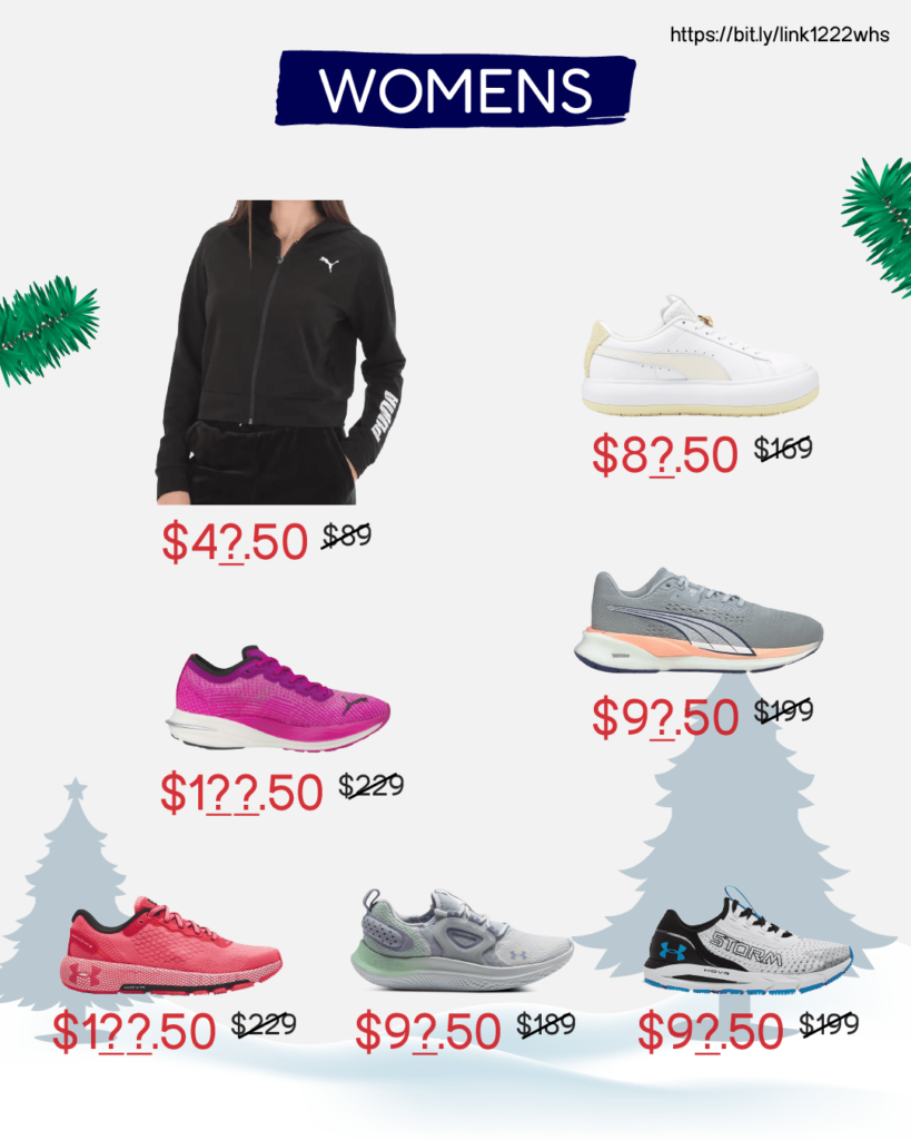 LINK Christmas Warehouse Sale: UP TO 80% OFF Puma, Under Armour & MORE | Why Not Deals 5