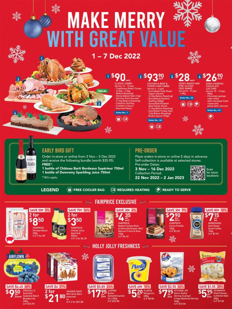 NTUC FairPrice Singapore Your Weekly Saver Promotions 1-7 Dec 2022 | Why Not Deals 10