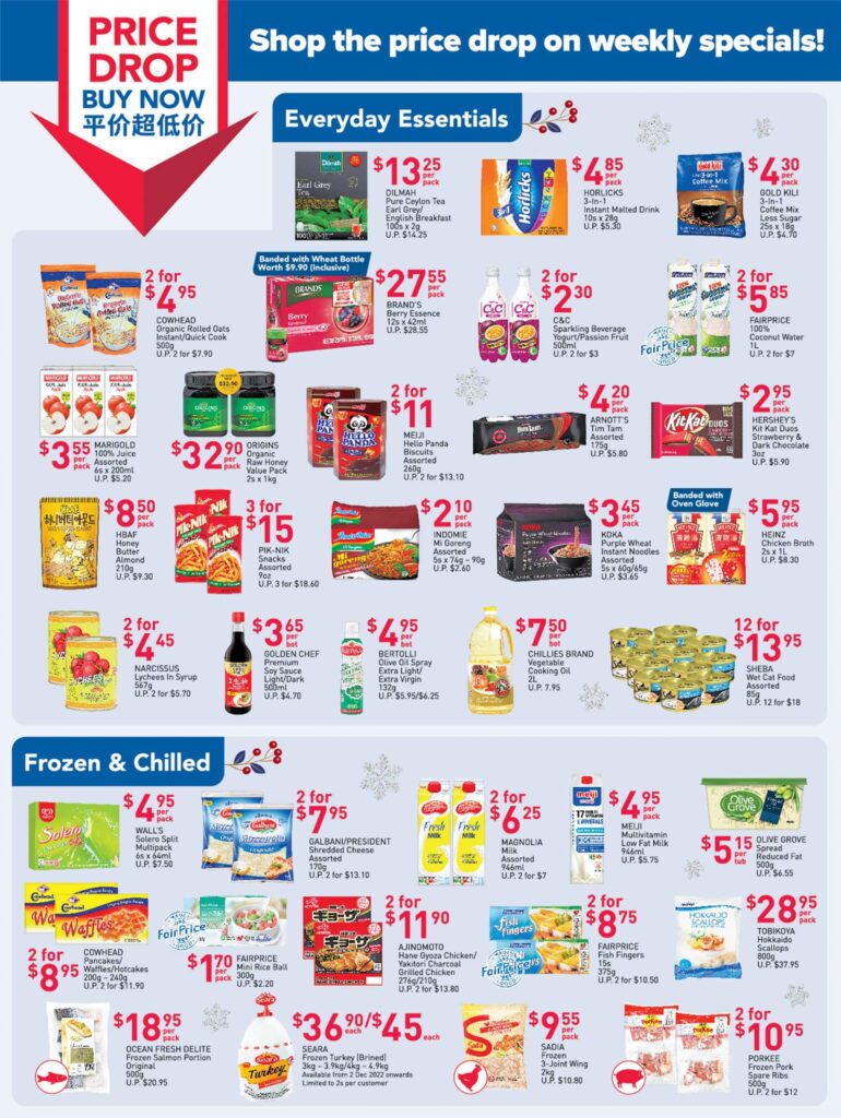 NTUC FairPrice Singapore Your Weekly Saver Promotions 1-7 Dec 2022 | Why Not Deals 5