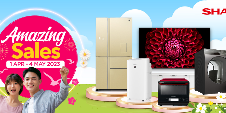 SHARP’s Amazing Sales Is Happening  From Now Till 5 May 2023!