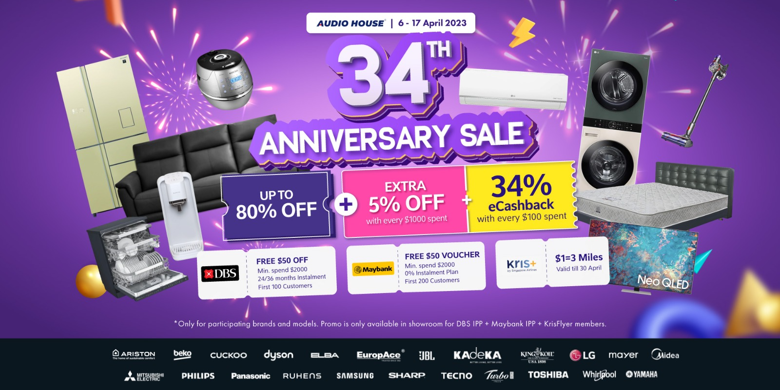 Audio House 34th Anniversary Sale