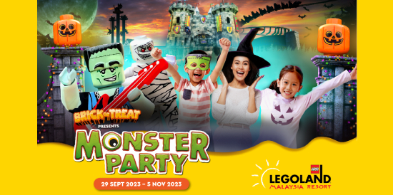 Kids Go Free @ LEGOLAND Malaysia Resort’s Brick-or-Treat Halloween Monster Party