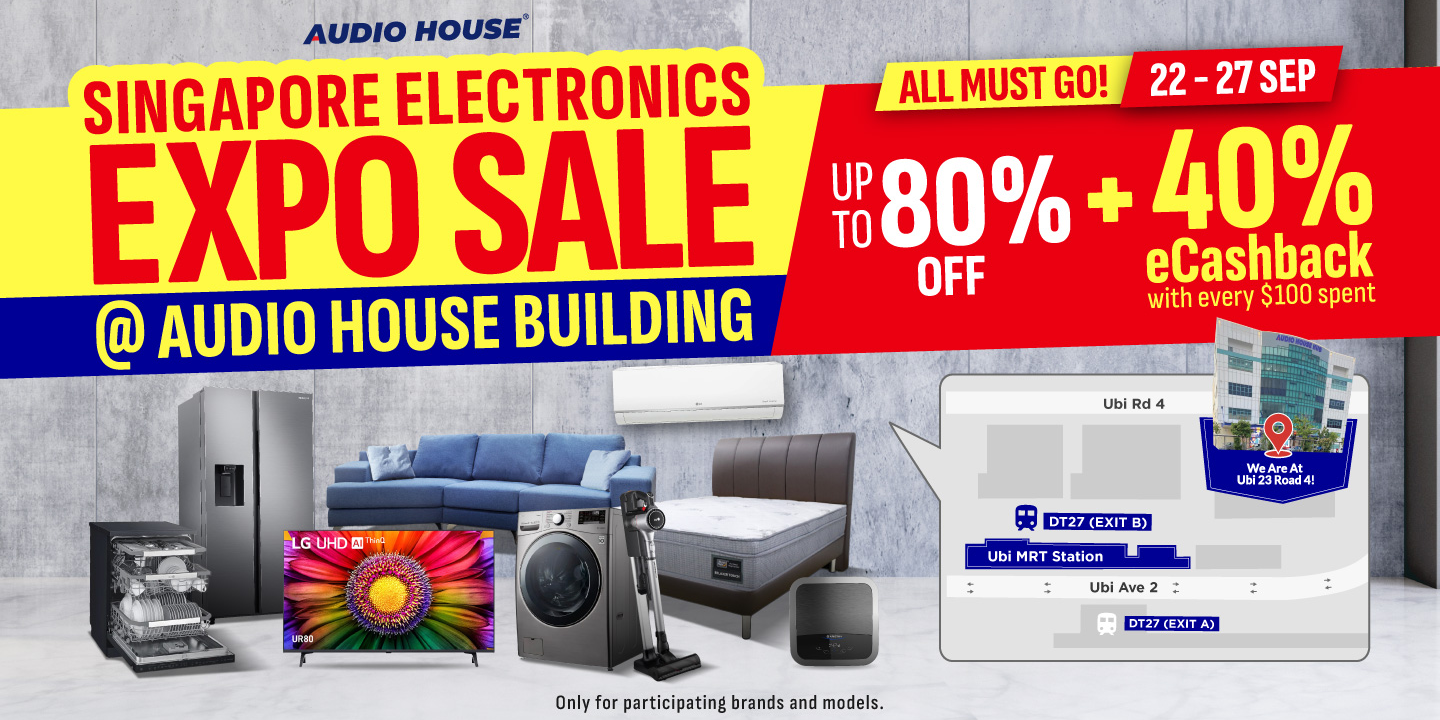 Singapore Electronics Expo Sale @ Audio House