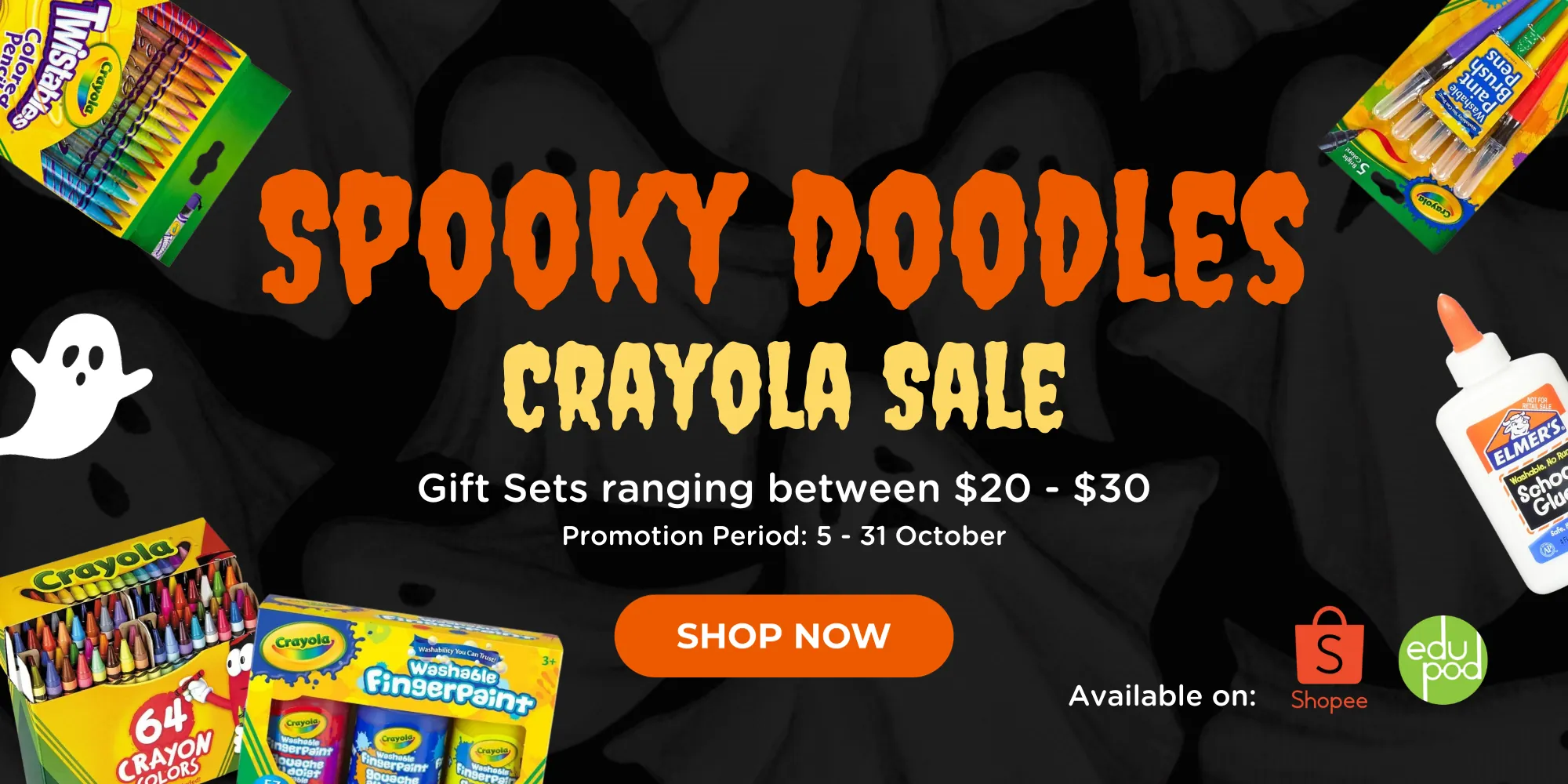Spooky Doodles – Crayola Sale