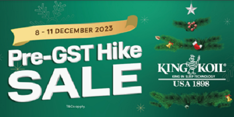King Koil Pre-GST Hike Sale 2023