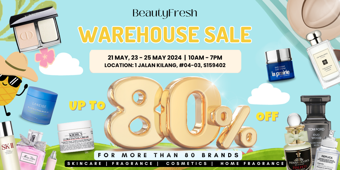 BeautyFresh Warehouse Sale Up to 80% OFF!