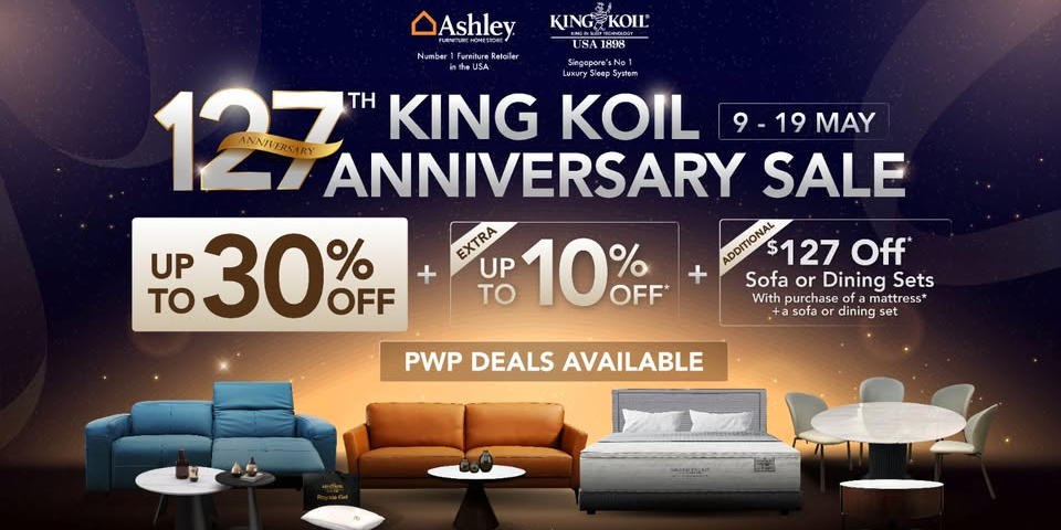 King Koil’s 127th Anniversary Sale