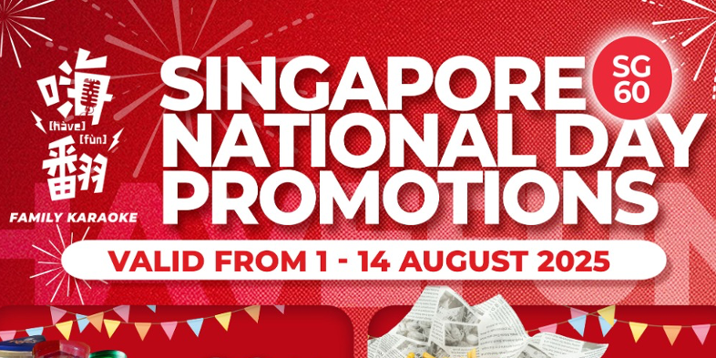 [Exclusive SG60 Promo] HaveFun Karaoke Celebrates Singapore’s 60th Birthday with Deals from $6