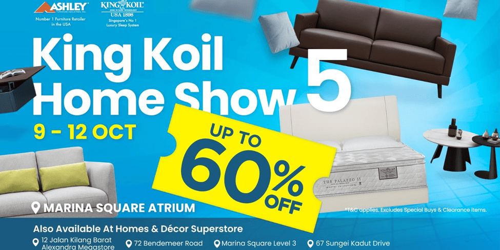 King Koil Home Show 5 at Marina Square Atrium!